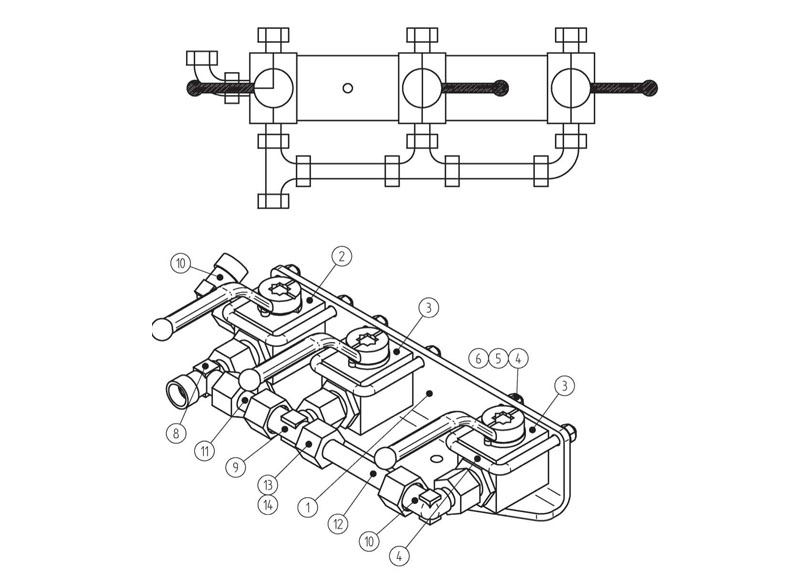 Распределительный блок (VerteiLereinheit CO 12 / Terrano FG) 33778400